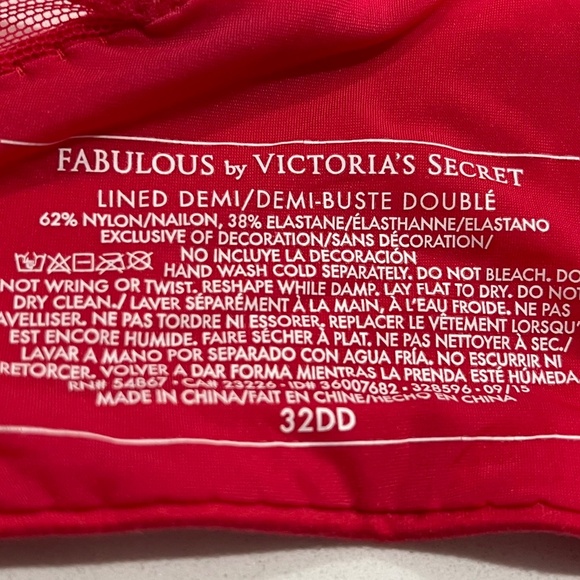 Fabulous by Victoria’s Secret bra.  New.  32DD - Picture 3 of 4
